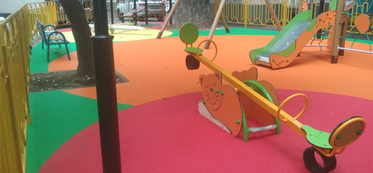 Детская и спортивная площадки в Арбатском районе